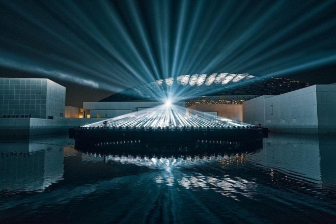 Music & art connected at the iconic Louvre in Abu Dhabi on New Year’s Eve