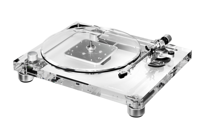 Peep into the workings of Audio Technica’s transparent turntable