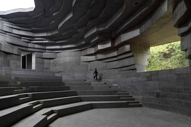 ​A monolithic Chapel of Sound has opened near the Great Wall of China