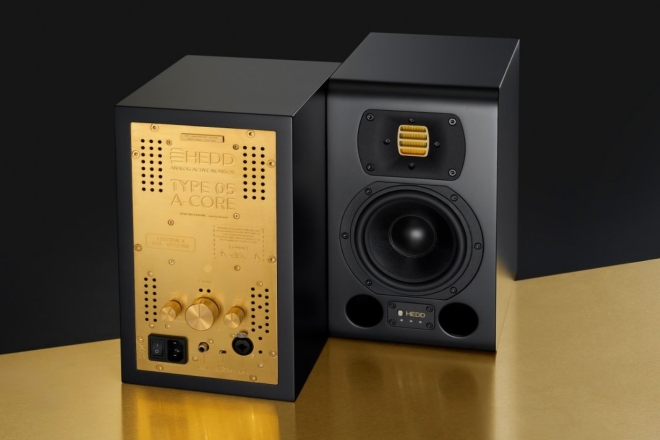 HEDD Audio marks 10 years with a golden take on its classic studio monitors