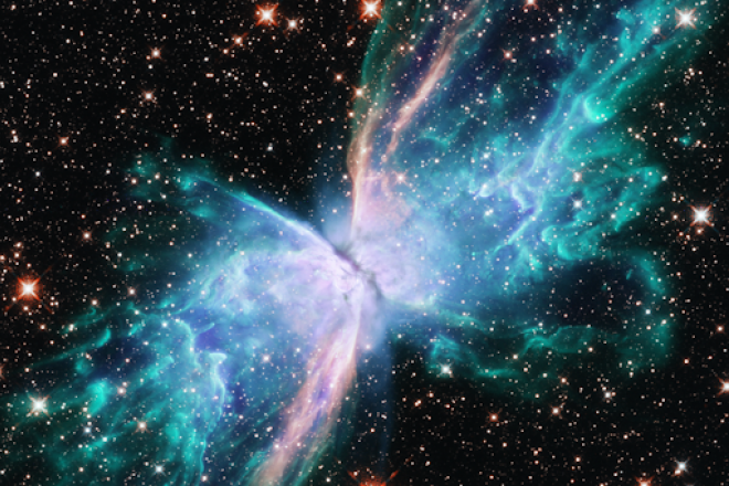 NASA has shared a musical representation of the Butterfly Nebula using data sonification