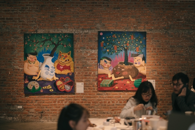 Tết ta sinh động qua những tác phẩm triển lãm của nghệ sĩ Thái Linh
