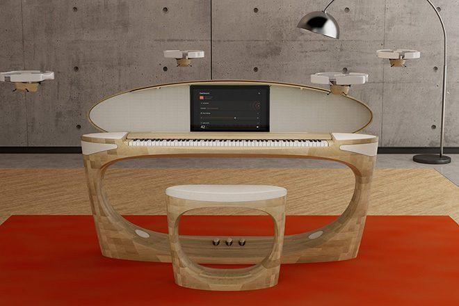 Roland announces “360 degree” piano concept complete with flying speakers