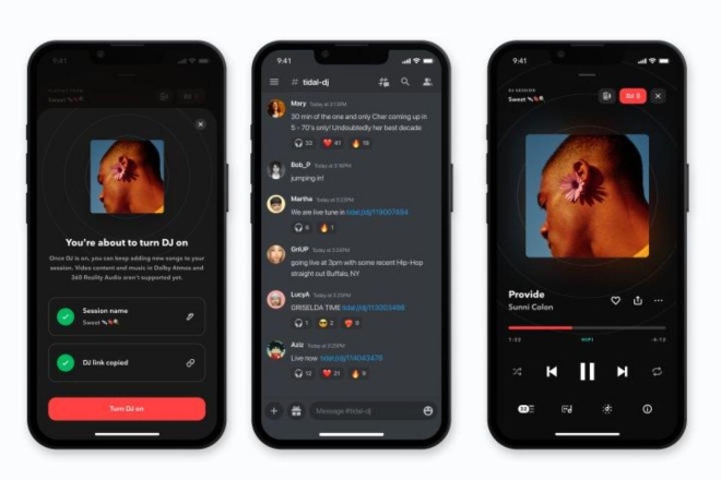 Tidal’s 'DJ' feature allows users to mix & share sessions with friends