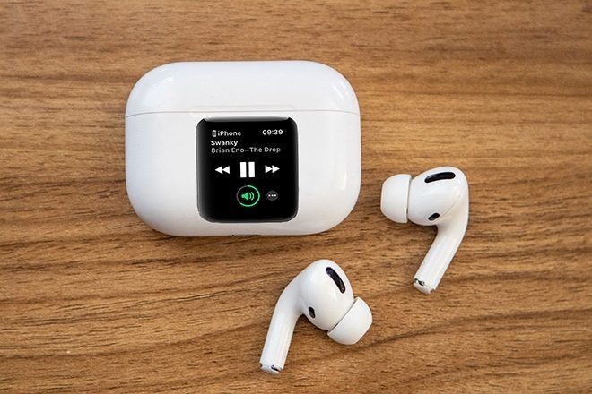 Apple to add touchscreen display to AirPods Pro case