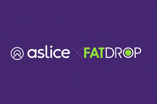 Aslice và FATdrop hợp tác để trả tiền cho âm nhạc chưa phát hành của các nhà sản xuất