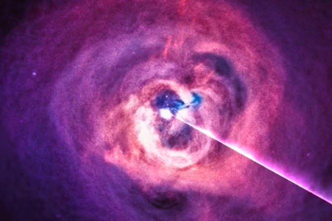 NASA has captured the cosmic growlings of a black hole