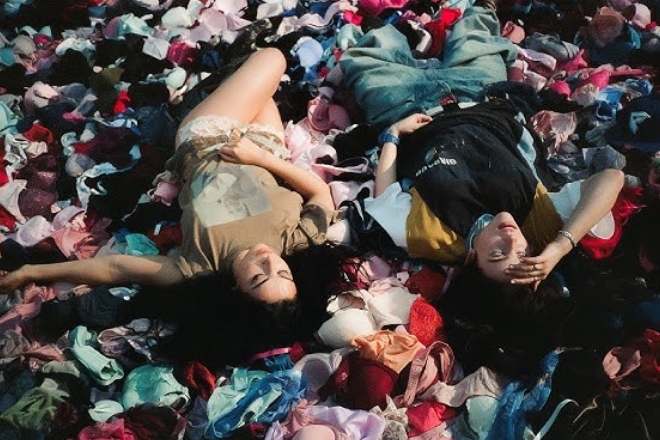 Charli xcx & Billie Eilish donate 10,000 pieces of underwear to charity