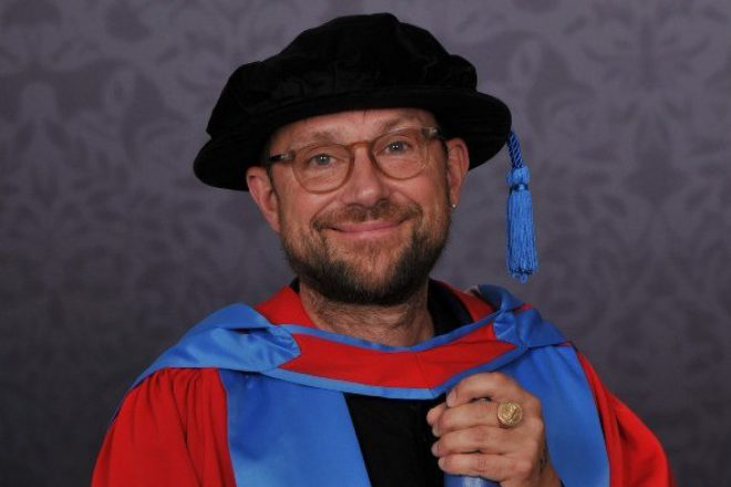 University of Exeter award Gorillaz frontman Damon Albarn with honorary degree