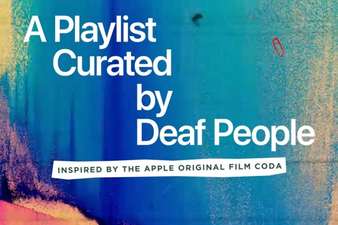Listen to a curated playlist using the vibrations & feelings of deaf people