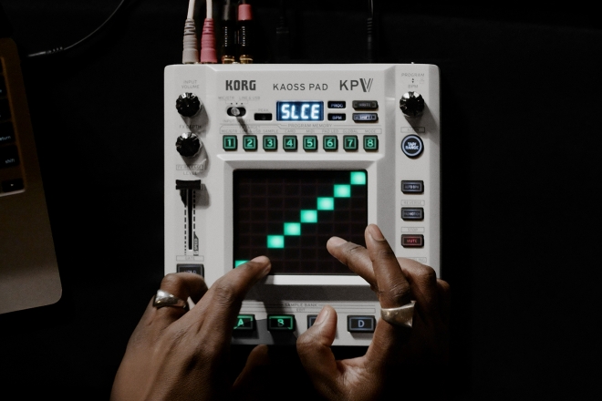 KORG's KAOSS Pad V lets you touch two affects at once