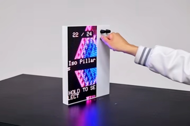 Open-source LED synthesizer Patternflow lets you play light like an instrument