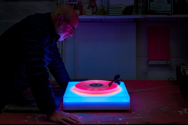 ​Brian Eno has created a limited run of colour changing LED turntables