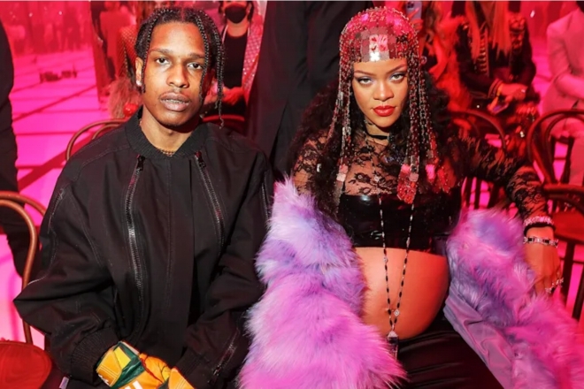 A$AP Rocky & Rihanna had a “rave-themed” baby shower