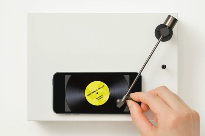 Prototype from Yamaha's Design Lab turns your smartphone into a record player