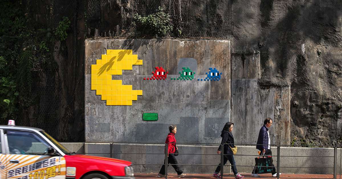 Anonymous Street Artist Invader Descends Upon Hong Kong For A Solo   Invader 