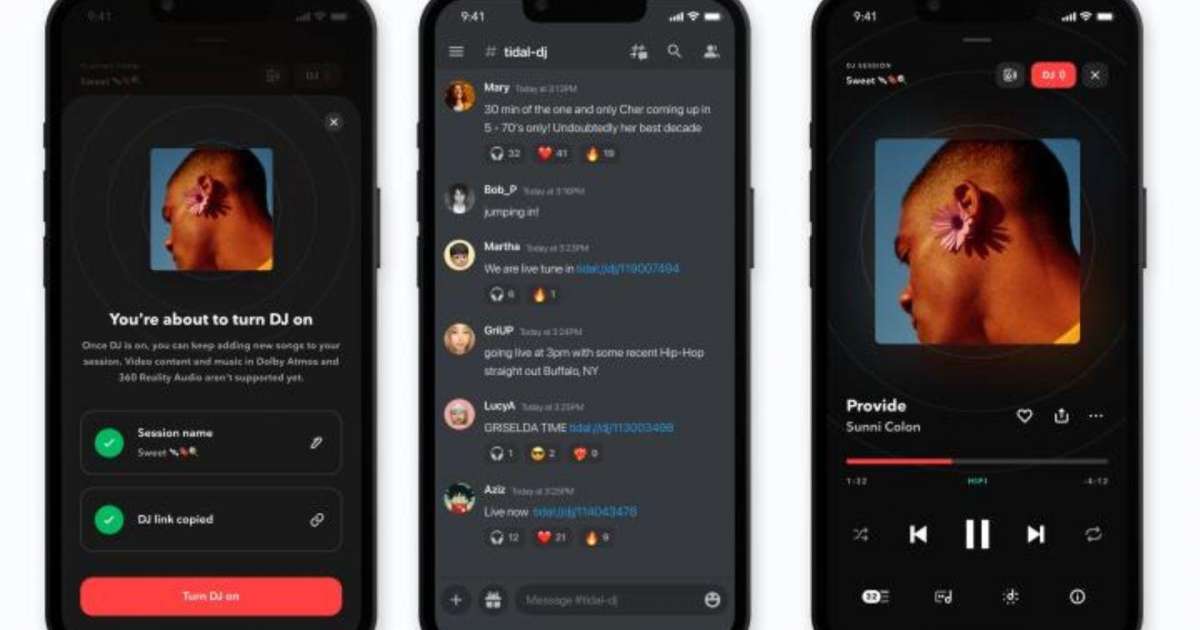 Tidal’s 'DJ' feature allows users to mix & share sessions with friends